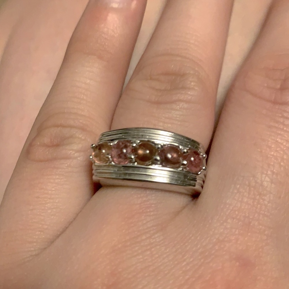 Sterling Silver 5 Stone Ring